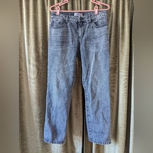 CAbi 100% boyfriend jeans fall 2022 smoke wash denim size 4